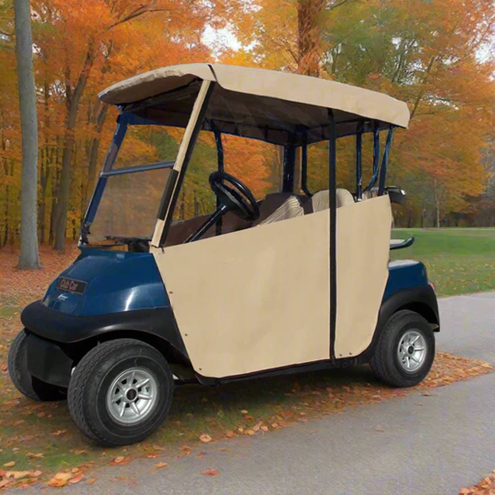 3-Sided Fitted "Over-The-Top" Golf Cart Cover