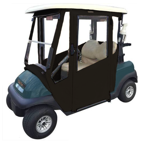 DoorWorks Hinged Hard Door Golf Cart Enclosures  - Sunbrella