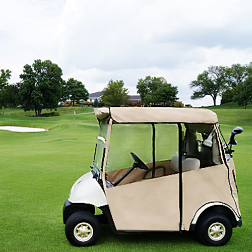 3-Sided Fitted "Over-The-Top" Golf Cart Cover