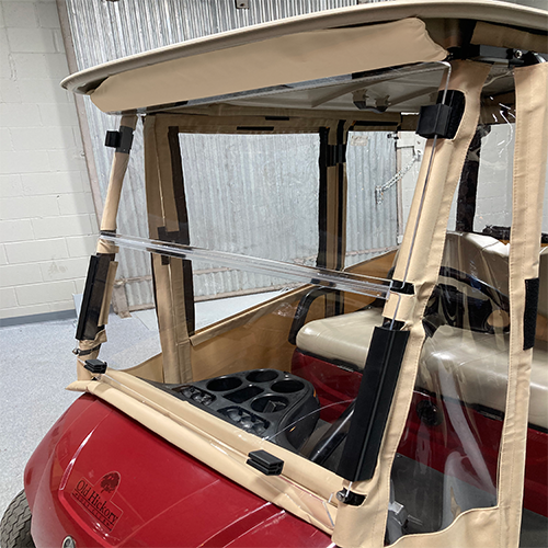 Matching WindSeal Kit. Wind-Proof Your Cart.